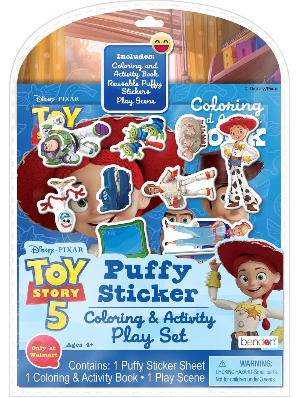Toy Story 5 Puffy Sticker Coloring & Activity Play Set - Blue